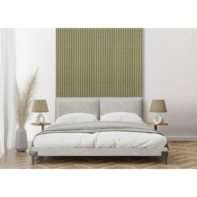 Neuhofer Akustikpaneel Eiche natur foliert 240 x 57,2 x 1,9 cm braun