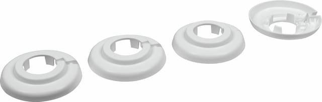 Cornat Heizungsrosette Ø 5,5 x 2,2 cm weiß - 4 Stück