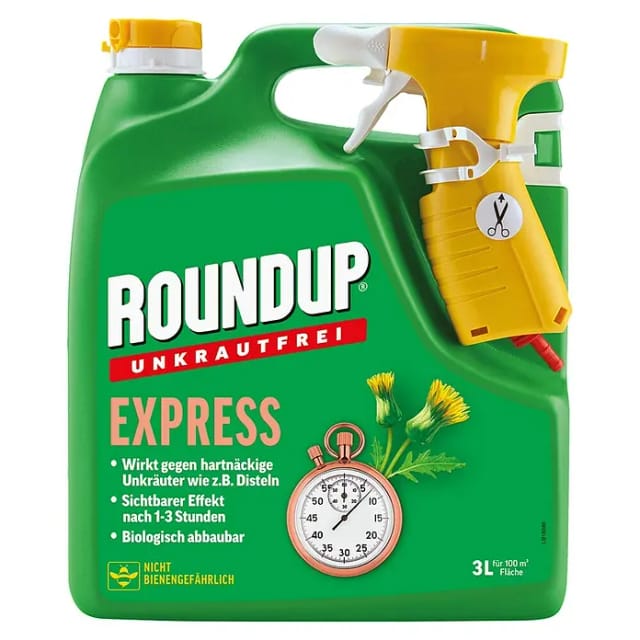 Roundup Unkrautfrei Express Sprühflasche 3 L