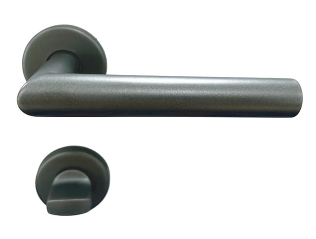 TrendLine WC-Türgriff-Garnitur BB Edelstahl kaschmiergrau Ø 49,1 mm