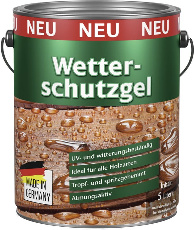 Wetterschutzgel 5 L nussbaum