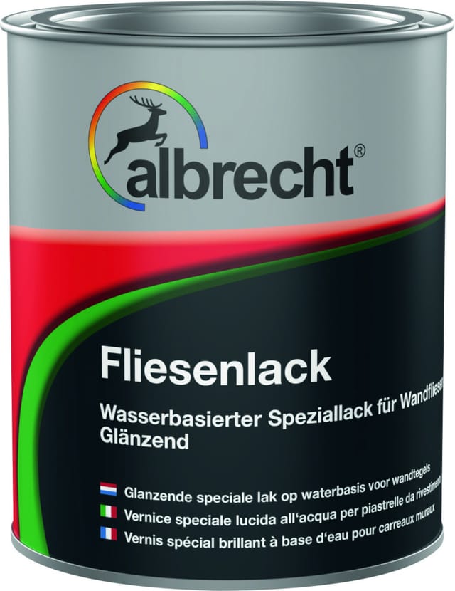 Albrecht Fliesenlack 750 ml lichtgrau glänzend