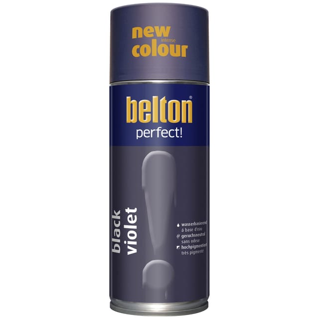 Belton perfect Lackspray 400 ml black violet matt