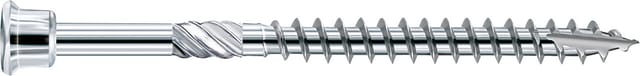 HSeasy Terra Terrassenschrauben Zylko TX25 rostfrei Ø 5 x 60 mm - 200 Stück Edelstahl C1
