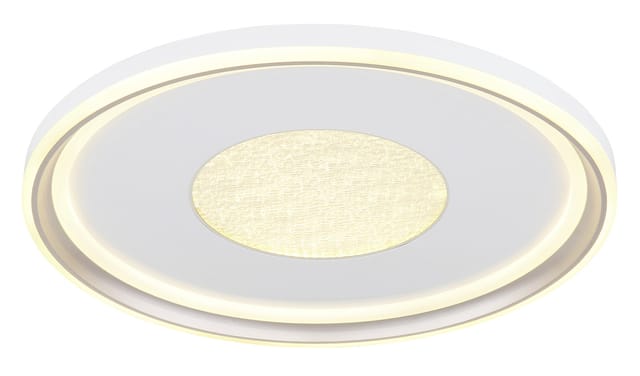 Globo Deckenleuchte Eila Ø 59 x 6,5 cm weiß CCT