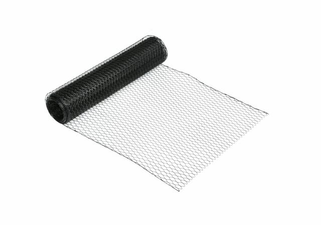 Floraworld Maschendraht-Zaun 10 m x 50 cm 13 mm Maschenweite anthrazit
