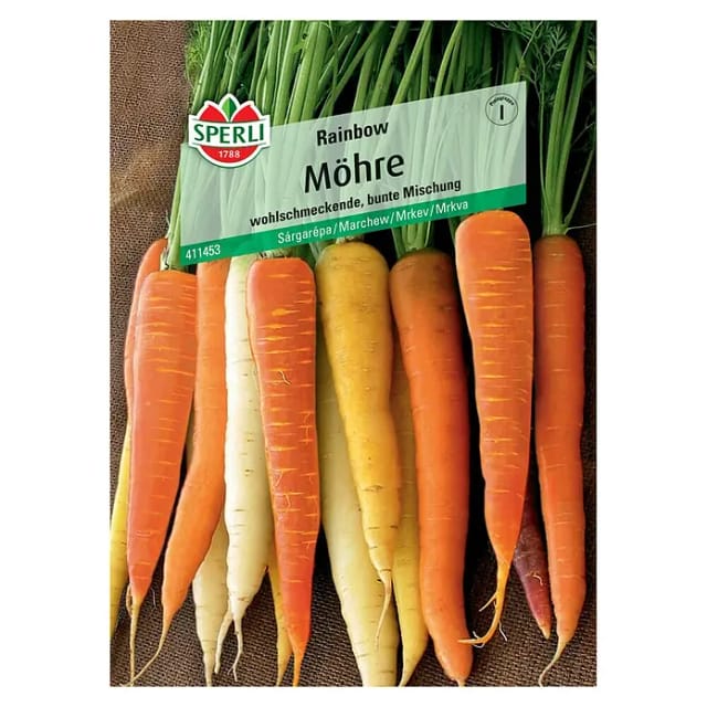 Sperli Saatgut Möhren Rainbow F1 für ca. 1 – 1,5 m²
