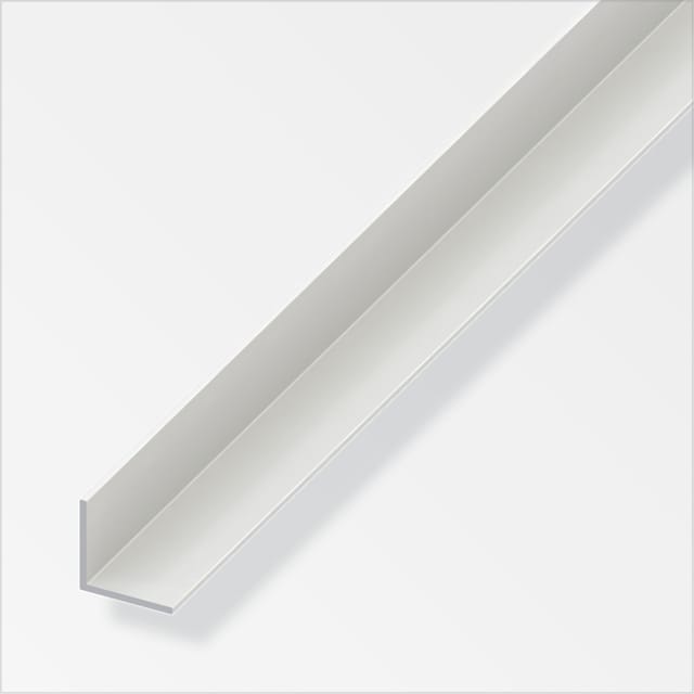 alfer Winkel Aluminium 2 m x 40 × 40 mm weiß