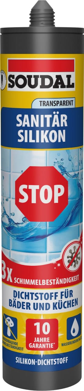 Soudal Sanitär-Silikon Schimmelstop transparent 300 ml
