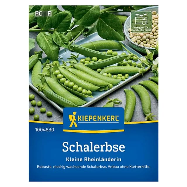 Kiepenkerl Saatgut Schalerbsen Kleine Rheinländerin für ca. 2,4 – 4 m²