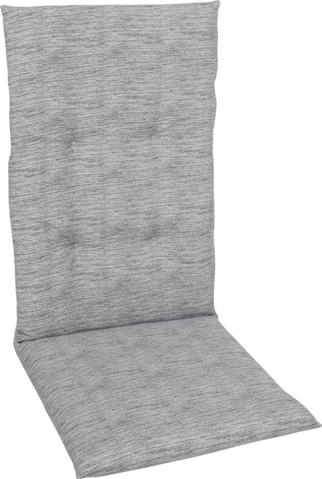 GO-DE Hochlehner-Auflage 118 cm x 48 cm x 5 cm, hellgrau