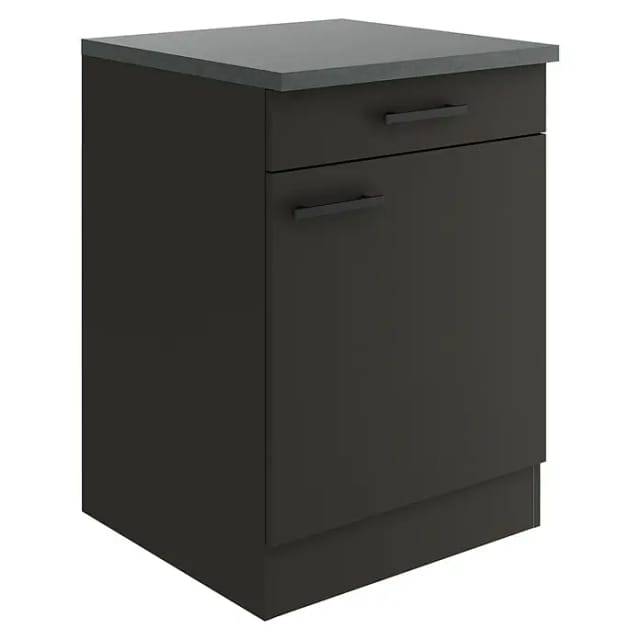 Optifit Unterschrank Madrid 420 anthrazit matt 60 cm
