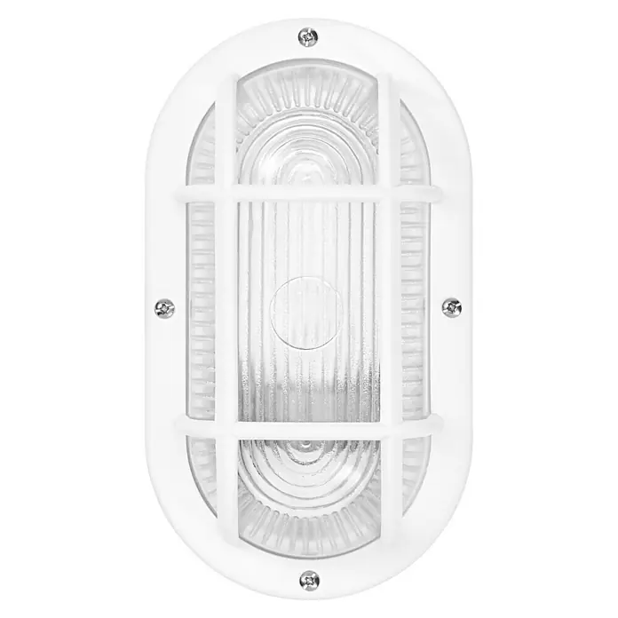 Osram LED Wandleuchte Bulkhead Essential Oval E27 weiß
