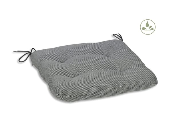GO-DE Sitzkissen Carina 38 cm x 38 cm x 5 cm, grau