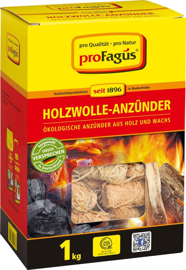 ProFagus Holzwolle-Anzünder ökologisch 1 kg