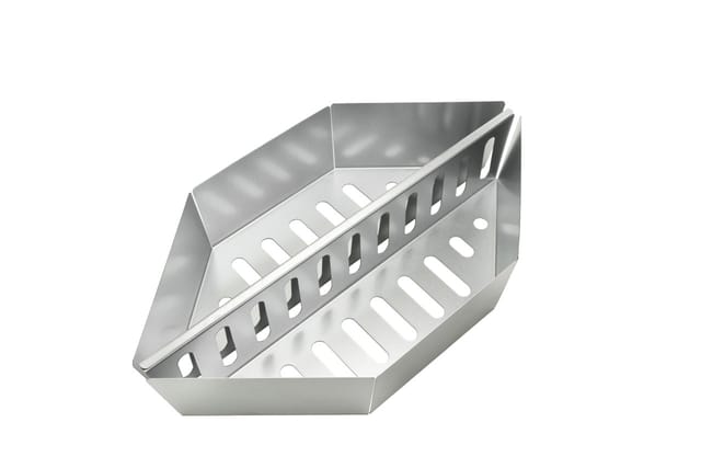 Primaster Holzkohlekörbe Edelstahl 38 x 22 cm 2 Stück