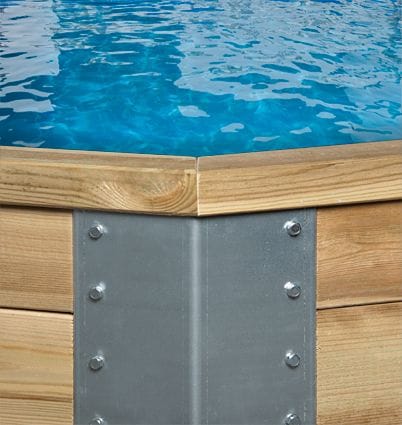 Weka Massivholzpool-Set Antigua Ø 325 x 116 cm inkl. Filteranlage