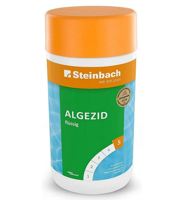 Steinbach Poolpflege Algezid 1 L, Algenverhütung, flüssig