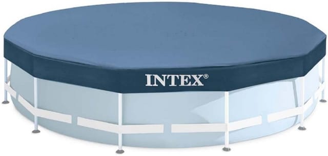 Intex Abdeckplane für Frame-Pool Ø 366 cm blau