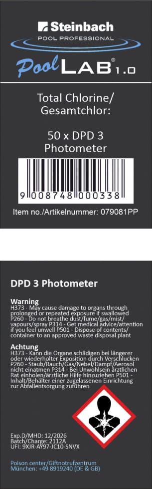 Steinbach DPD N°3 Photometer Tabletten 50 Stück