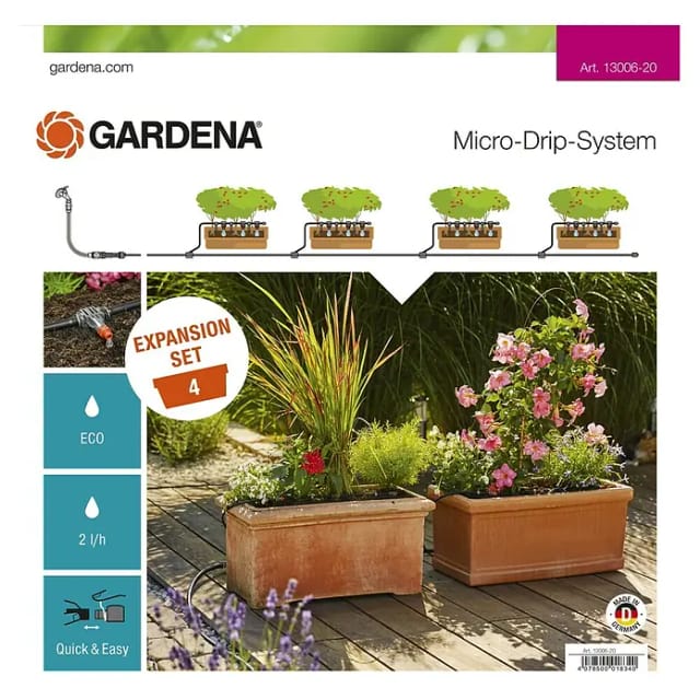 Gardena Micro Drip System Erweiterungsset 4 Pflanztröge