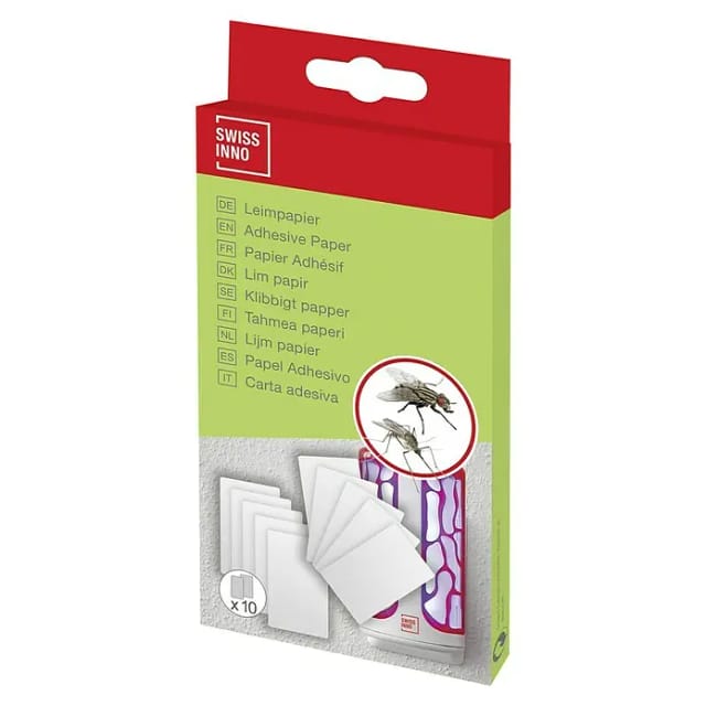 Swissinno Nachfüll-Leimpapier für Insektenleimfänger 10 Stück