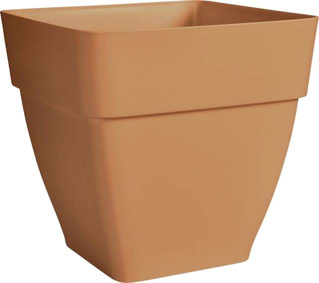 Elho Pflanztopf Vibia Quadrat 36,4 x 36,4 x 35,6 cm terra