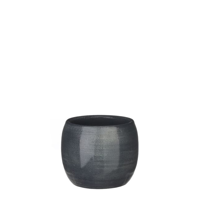 Mica Blumentopf Lester Ø 12 x 14 cm blau