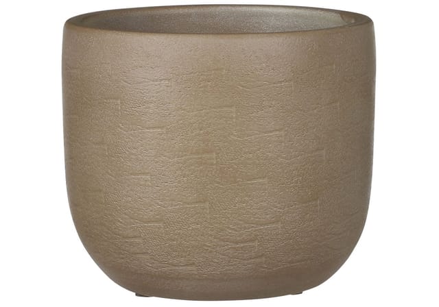 Mica Blumentopf Nora Ø 16 x 17 cm taupe