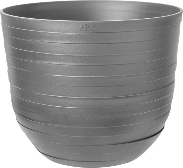 Elho Pflanztopf Fuente Rings Ø 46,4 x 38,3 cm onyx schwarz