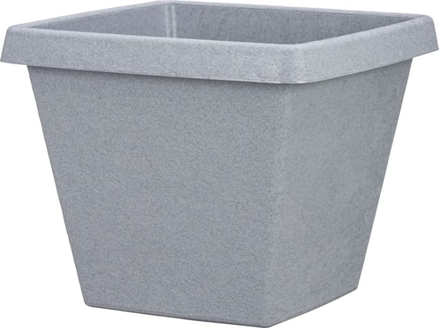 Scheurich Pflanzgefäß Stones Square Serie 286 hellgrau 40 cm