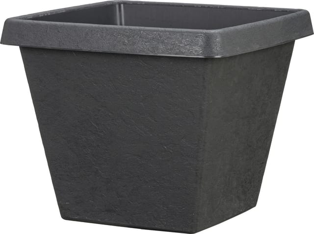 Scheurich Pflanzgefäß Stones Square Serie 286 anthrazit 40 cm