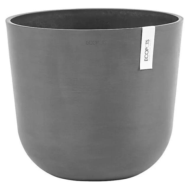 Ecopots Pflanztopf Oslo Ø 35 x 30,5 cm grau