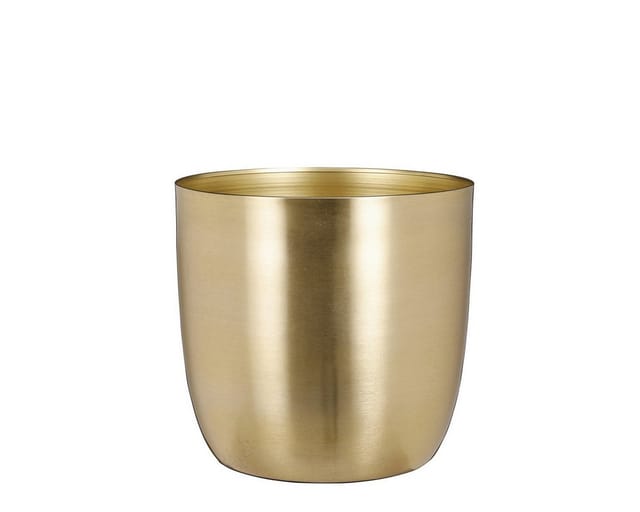 Mica Übertopf Alano rund gold Ø 22 x H 21 cm