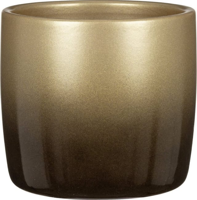 Scheurich Übertopf gold 13,5 x 13,5 cm Keramik