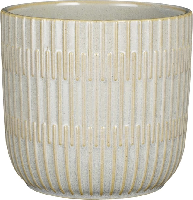 Mica Übertopf Sara Ø 17,5 x 16 cm grau glaze