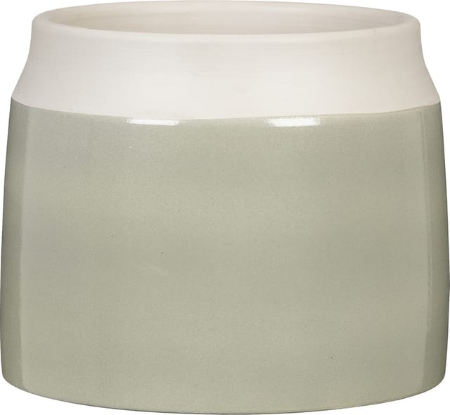 Scheurich Übertopf Serie Verde 717 Keramik grün-beige Ø 12 x 11 cm