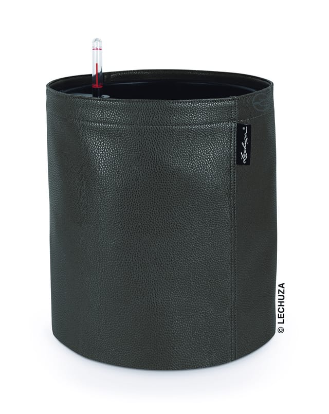 Lechuza Pflanztopf Trendcover 32 cm Kunstleder anthrazit