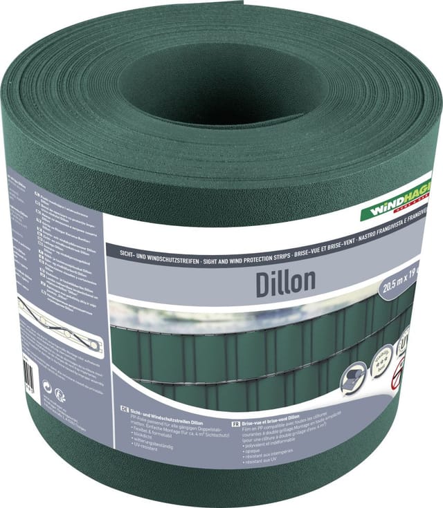 Windhager Sichtschutzstreifen Dillon 20,5 m, grün