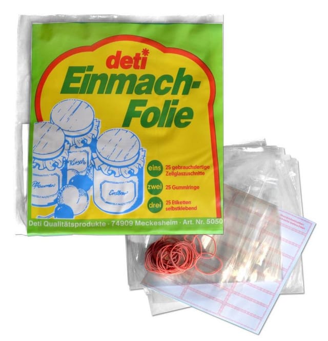 Einmach-Folie