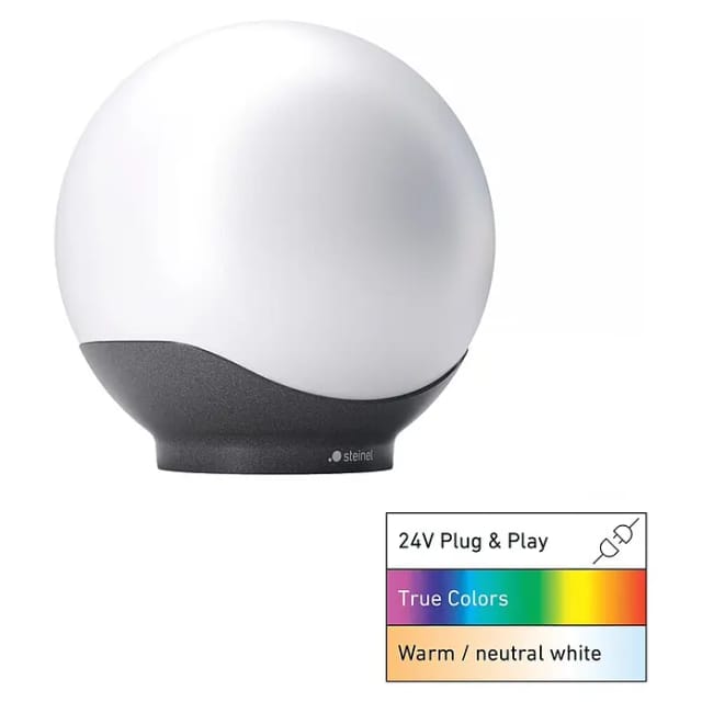 Steinel LED Außenleuchte Sphera 24V Ø 30 cm ultra warmweiß-neutralweiß weiß