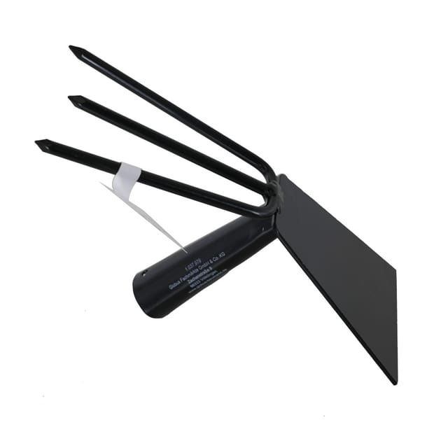 Primaster Doppelhacke 7,5 cm ohne Stiel schwarz