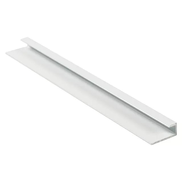Grosfillex Einfass-Profil 2,6 m 6 x 5,5 mm Alu weiß