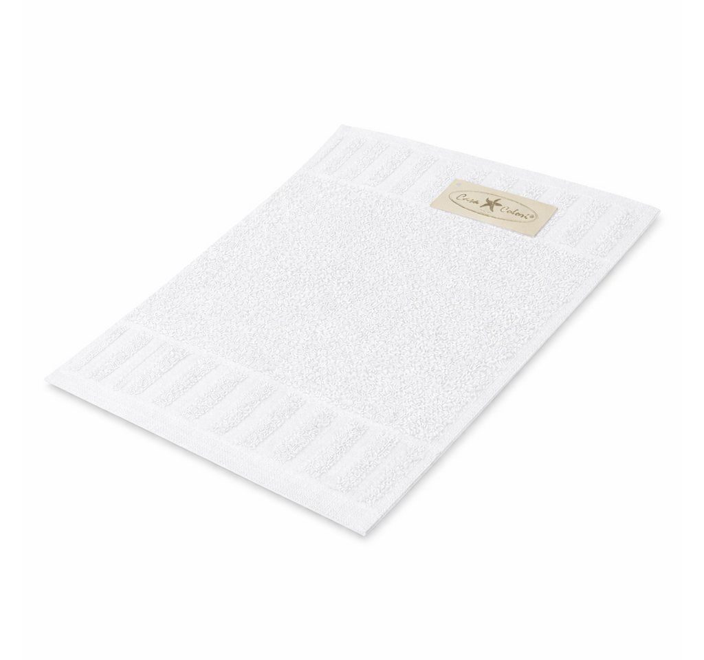 Seiftuch Uni Baumwolle 30 x 30 cm weiß