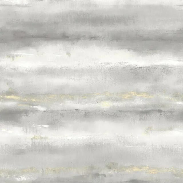 Rasch Vlies Fototapete Aquarell Florentine IV grau-gold 3 x 2,65 m