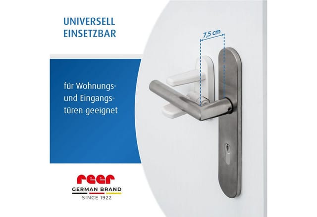 reer Türgriff-Stopp Kunststoff weiß