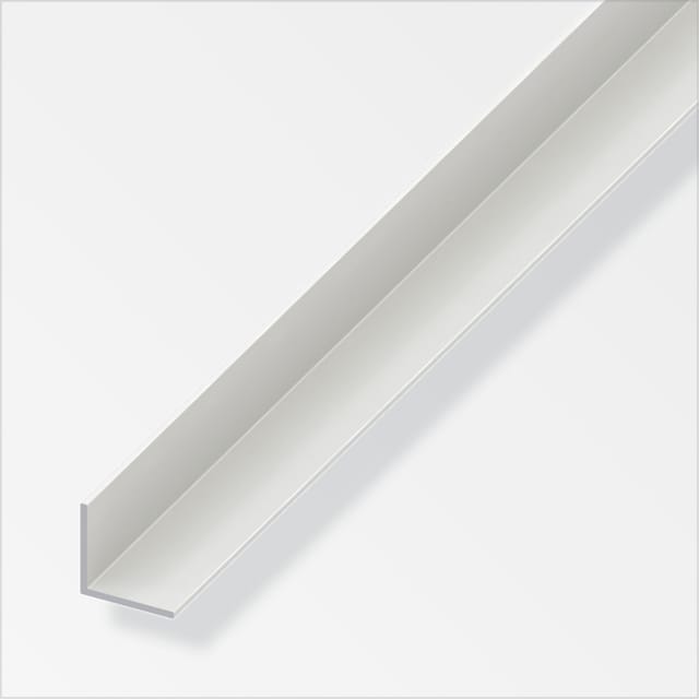 alfer Winkel Aluminium 1 m × 10 × 10 mm verkehrsweiß