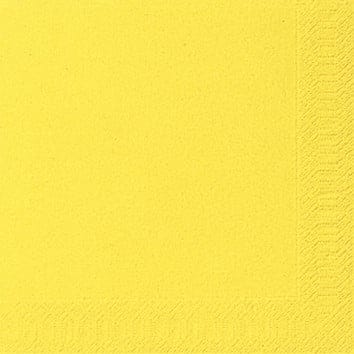 Duni Servietten Bio gelb 33 x 33 cm - 50er Pack