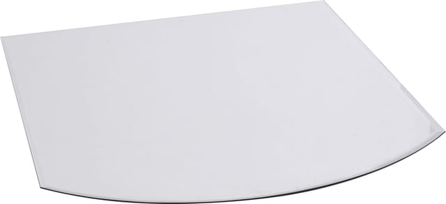 FireFix Glasbodenplatte mit Facette 100 x 120 cm segmentbogen klarglas