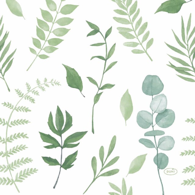 Duni Servietten Greenery 33 x 33 cm - 20er Pack